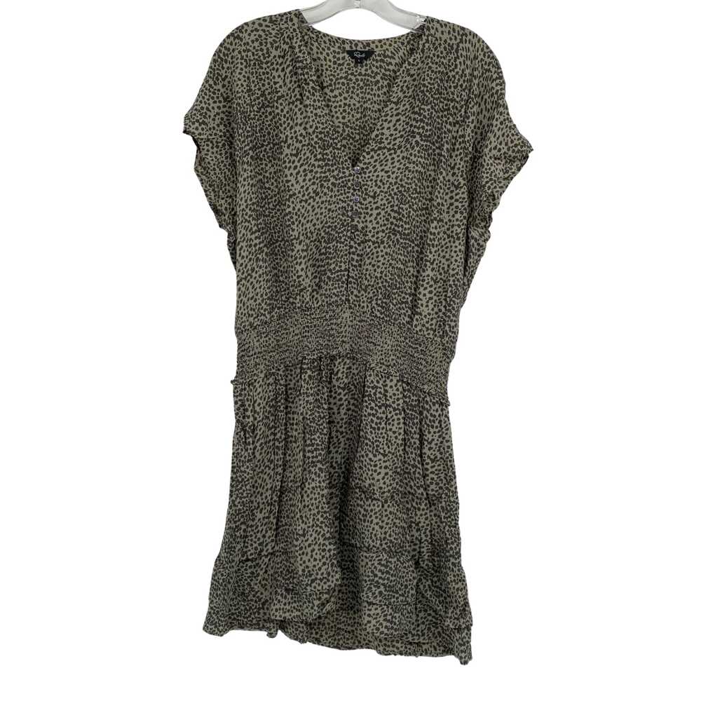 Rails Green Animal Print Mini Dress | Women’s Size L